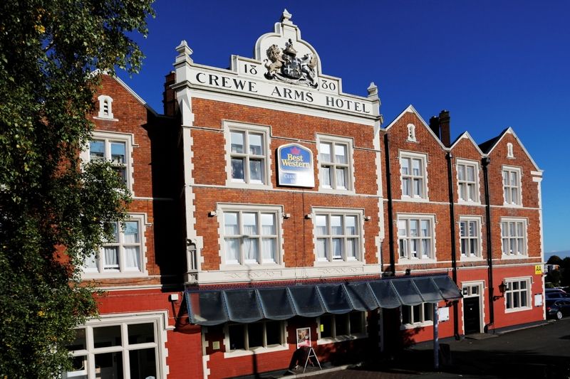Best Western Crewe Arms Hotel Exterior foto